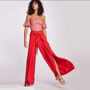 NWT Margo Baridon Habanero Wrap Pants, XS